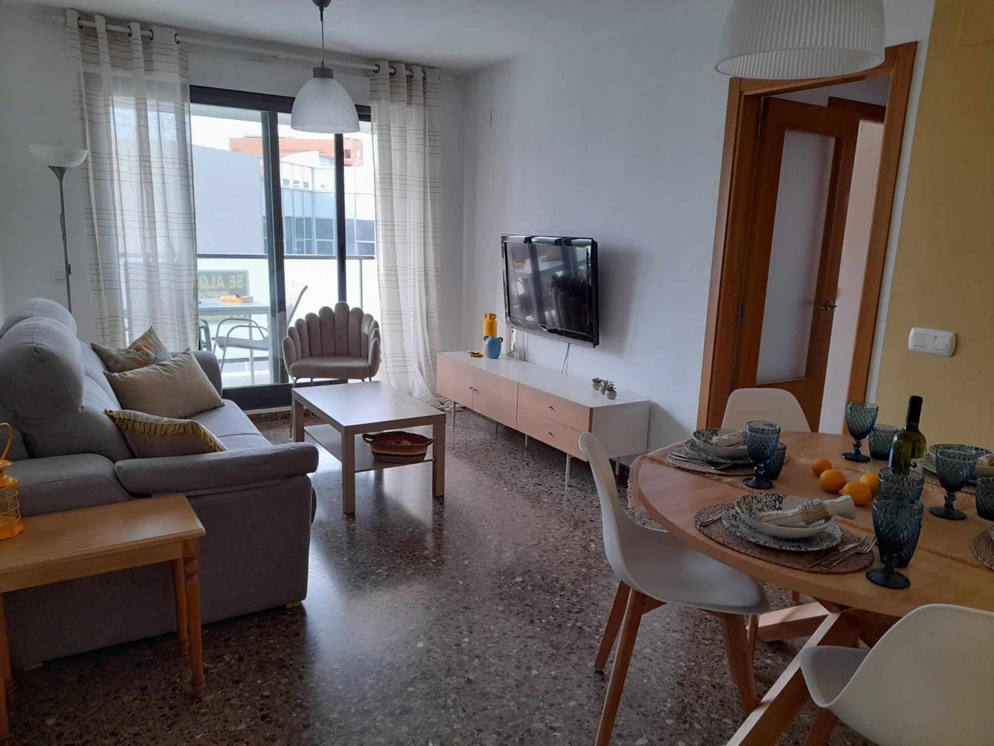 Apartament Ambar Gandia Playa-Grao Con Piscina Parking Ideal Para Familias Eksteriør billede