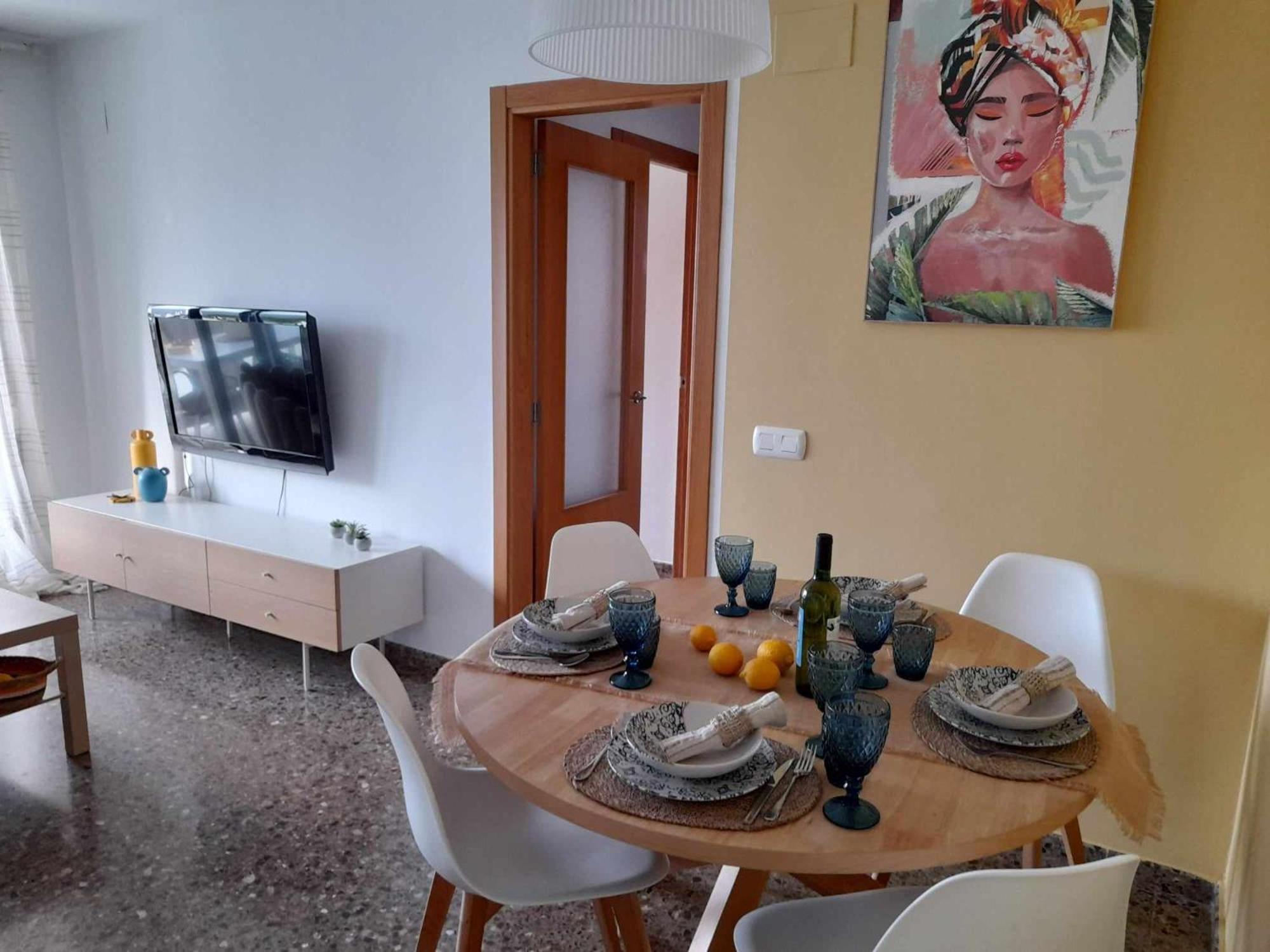 Apartament Ambar Gandia Playa-Grao Con Piscina Parking Ideal Para Familias Eksteriør billede