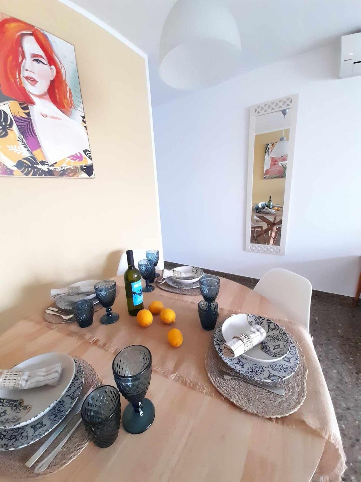 Apartament Ambar Gandia Playa-Grao Con Piscina Parking Ideal Para Familias Eksteriør billede