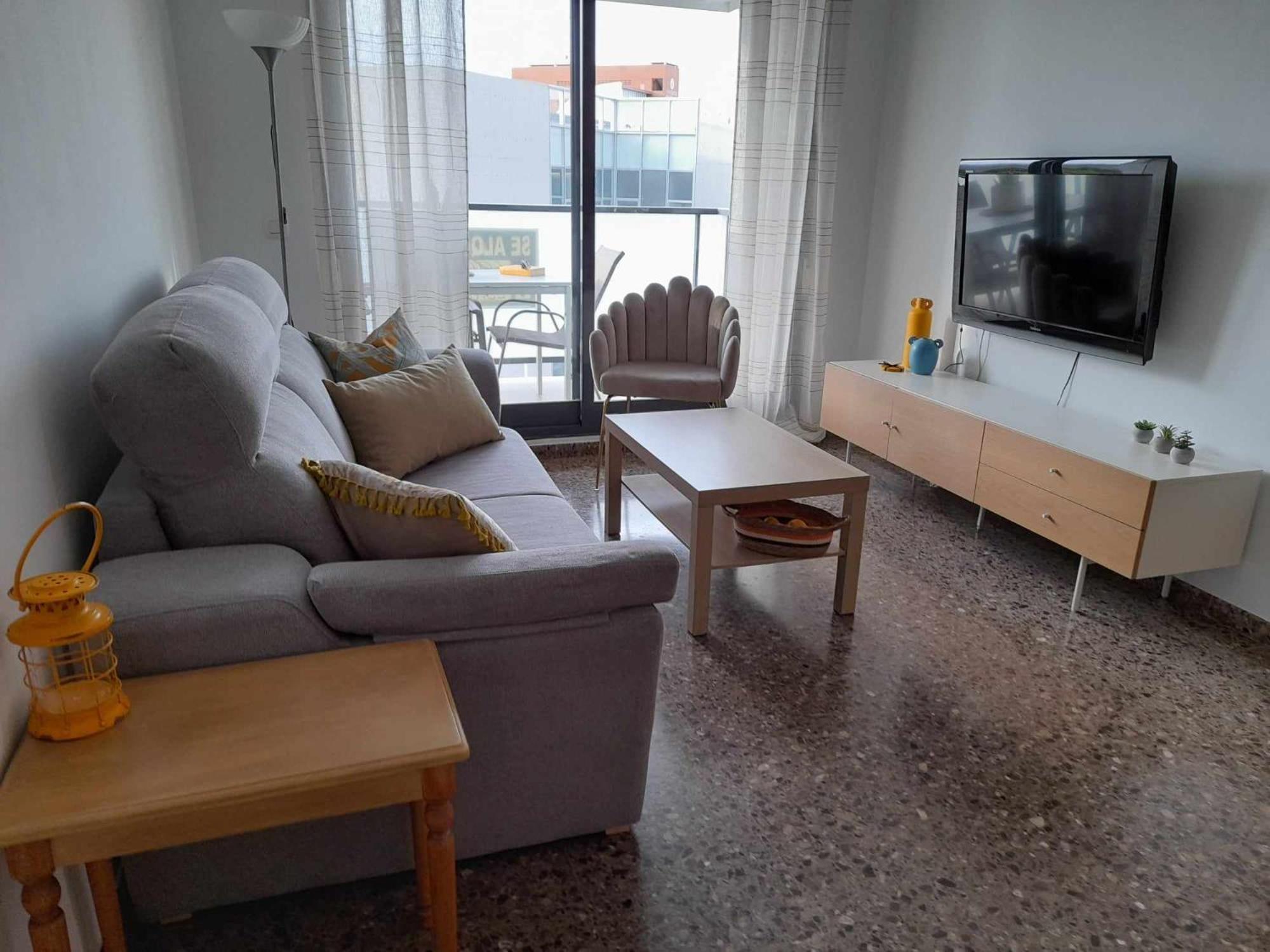 Apartament Ambar Gandia Playa-Grao Con Piscina Parking Ideal Para Familias Eksteriør billede