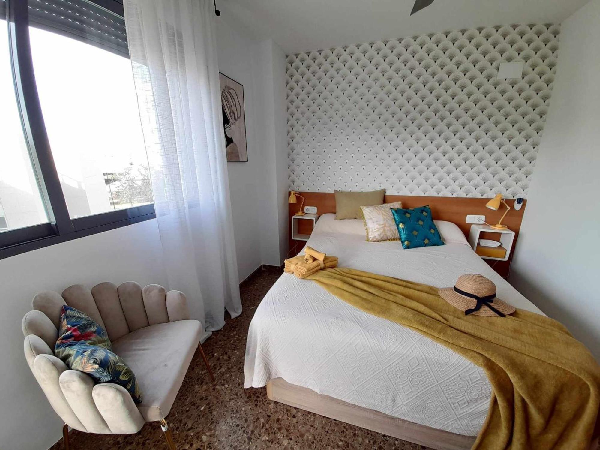 Apartament Ambar Gandia Playa-Grao Con Piscina Parking Ideal Para Familias Eksteriør billede